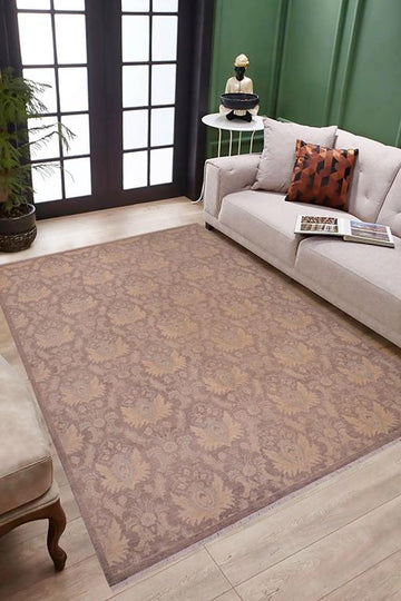 handmade Transitional Kafkaz Chobi Ziegler Lt. Brown Gray Hand Knotted RECTANGLE 100% WOOL area rug 9 x 11